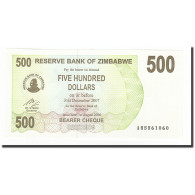 Billet, Zimbabwe, 500 Dollars, 2006-08-01, KM:43, NEUF - Zimbabwe