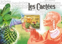 CENTRAFRICAINE 2011 SHEET CACTUS CACTEES KAKTUS CACTO PLANTS PLANTES PFLANZEN Ca11211b - Central African Republic