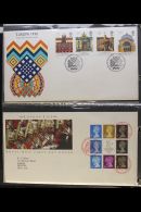 1940-2000s GB & ISLANDS COVERS COLLECTION. Presented In A Series Of Seven Sleeved Albums. Includes A Chiefly... - FDC