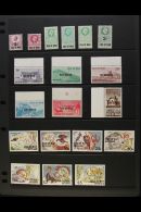 ISLE OF MAN REVENUE STAMPS Never Hinged Mint All Different Collection. With KGV 2d On 2d; 1960 6d,1s, 2s6d And... - Other & Unclassified