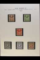 KGVI MINT & USED COLLECTION Largely Complete Mint & Used, We See Both 1939-48 & 1951 High Values Sets,... - Non Classés