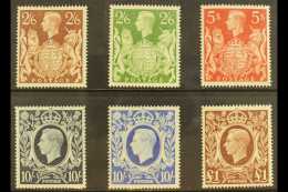1939-48 "Square" High Values Set Complete, SG 476/78c, Never Hinged Mint (6 Stamps) For More Images, Please Visit... - Non Classés