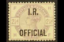 OFFICIAL 1882-1901 2½d Lilac, "I.R. OFFICIAL" SG O6, Fine Mint, Well Centred. For More Images, Please Visit... - Sonstige & Ohne Zuordnung