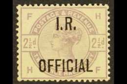 OFFICIAL 1882-1901 2½d Lilac, "I.R. OFFICIAL" SG O6, Fine Mint, Well Centred. For More Images, Please Visit... - Altri & Non Classificati