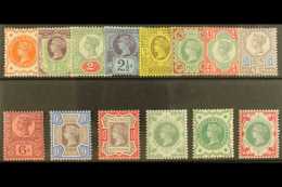 1887-00 Jubilee Set Complete, SG 197-214, Lightly Hinged Mint. Fresh & Attractive (14 Stamps) For More Images,... - Autres & Non Classés