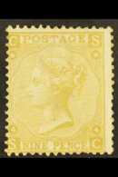 1867-80 9d Straw (plate 4) Wmk Spray, SG 110, Mint Part OG, Lovely Fresh Colour, Couple Minor Perf Faults. Cat... - Sonstige & Ohne Zuordnung