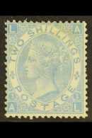 1867-80 2s Pale Blue, Wmk Spray, SG 118, Unused, Cat.£5000. For More Images, Please Visit... - Other & Unclassified
