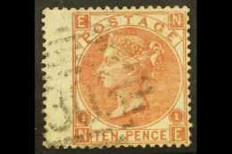 1867-80 10d Pale Red- Brown Wmk Spray, SG 113, Lightly Used Wing Margin Example With Excellent Centering.... - Autres & Non Classés