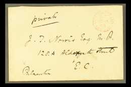1864 "PALMERSTON" - SIGNED OFFICIAL PAID ENVELOPE WHILST PRIME MINISTER 1844 (18th Nov., Just One Year To The Day... - Autres & Non Classés