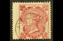 1862-64 3d Deep Carmine- Rose Small Corner Letters, SG 75, Used Wing Margin Example With Superb Single- Ring Fully... - Autres & Non Classés