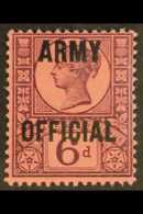 OFFICIALS 1896 6d "Army Official", SG O45, Very Fine And Fresh Mint. For More Images, Please Visit... - Andere & Zonder Classificatie