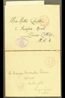 ROYAL HOUSEHOLD MAIL 1929 Envelope With Privy Purse Buckingham Palace Cachet In Violet With Letter From Queen's... - Otros & Sin Clasificación