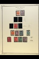 OFFICIAL STAMPS. MINT COLLECTION On Several Printed Album Pages (used Stamps Previously Removed) Includes... - Autres & Non Classés