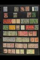 1851-1935 USED ACCUMULATION Presented On Stock Pages With Shade & Postmark Interest Throughout. QV Ranges Inc... - Trinidad En Tobago (...-1961)