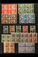 1903-50 MINT (MOSTLY NEVER HINGED) SELECTION On Stock Pages. Includes CAPE JUBY 1939 Set As Never Hinged Mint... - Andere & Zonder Classificatie