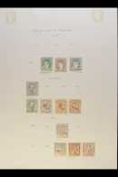 TELEGRAPH PUNCH STAMPS 1870 - 1899 Fine Chiefly Unused Collection Of "Taladros" With 1870 Vals To 2e, 1872 To 4p,... - Altri & Non Classificati