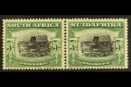 1927-30 5s Black And Green Perf 14, SG 38, Fine Used Horizontal Pair With Light Cancel. For More Images, Please... - Non Classés