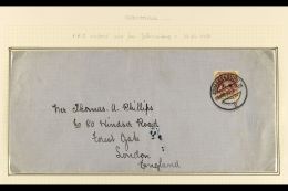 TRANSVAAL 1903 (March) Commercial Cover To London, England, Bearing 1901-02 3d ERI Opt, SG 240, Tied By... - Non Classés
