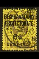 MAFEKING SIEGE 1900 6d On 3d Purple On Yellow, Type 1 Ovpt On Bechuanaland Protectorate Issue, SG 9, Very Fine... - Unclassified