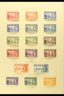 1937-1949 COMPLETE VERY FINE MINT COLLECTION On Leaves, All Different, Inc 1938-44 Set Inc Both 8d Shades, 1948... - Sainte-Hélène