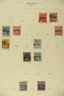 1892-1912 USED COLLECTION An Attractive Old Time Collection On Leaves, Incl. 1892-93 1s And 2s Cds Used, 1895 2d... - Autres & Non Classés