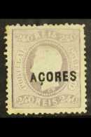 AZORES 1868 240r Pale Lilac, Afinsa 15, Mint, Perf Faults & A Little Dirty, Cat €798 For More Images,... - Altri & Non Classificati