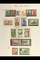 1952-74 All Different Mint Or Used Collection On Album Pages, Includes 1952-58 Set Complete To 10s Mostly Mint... - Papua-Neuguinea