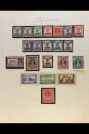 1947-1955 COLLECTION On Leaves, Mint/nhm & Used, Inc 1947 Opts Mint (mostly NHM) Set To 5r, 1948-57 Set To 1r... - Pakistán