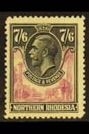 1925-9 7s6d Rose-purple & Black, SG 15, Very Fine Mint. For More Images, Please Visit... - Noord-Rhodesië (...-1963)