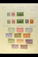 FRENCH: 1908-80 FINE MINT OR NEVER HINGED COLLECTION Written Up On Pages, Incl. 1908 5c, 10c And 1f, 1910-11 Set,... - Autres & Non Classés