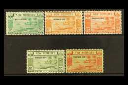 ENGLISH POSTAGE DUE 1938 Complete Set, SG D6/D10, Very Fine Mint. (5 Stamps) For More Images, Please Visit... - Autres & Non Classés