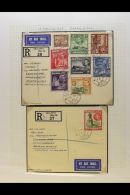 1938-1939 COVERS. An Interesting Collection Of Covers Written Up On Leaves, Inc Four Registered, Many With... - Malte (...-1964)