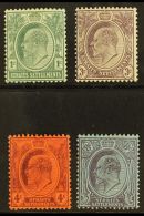 1903-04 Complete Set, SG 123/26, Fine Mint, Fresh. (4 Stamps) For More Images, Please Visit... - Straits Settlements