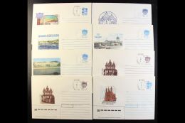 1990 PROVISIONAL SURCHARGES. All Different Collection Of Russian Postal Stationery Illustrated 5k, 7k & 50k... - Lithuania