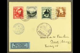 1932 BALLOON FLIGHT COVER (GORDON BENNETT COMPETITION) Bearing 1930 Pictorial Definitive 20r,25r,35r And 40r Tied... - Autres & Non Classés