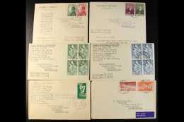 1952-1954 COVERS Interesting Accumulation Of Covers Bearing 1952-1954 Commems And Airs. Mainly With First Day... - Other & Unclassified