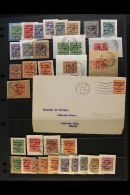 1922-23 OVERPRINTS ON GB - FINE USED COLLECTION With 1922 Dollard Set, Red Opt 2½d, 4d And 9d, All On... - Autres & Non Classés