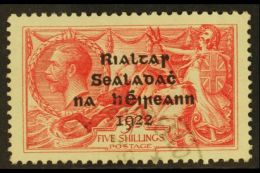 1922 DOLLARD SEAHORSE 5s Rose Carmine, SG 19, Very Fine Cds Used.  For More Images, Please Visit... - Otros & Sin Clasificación