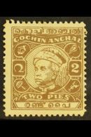 COCHIN 1948 2a Grey Brown, Die II, Keral Varma III, SG 109c, Fine And Fresh Mint. For More Images, Please Visit... - Otros & Sin Clasificación