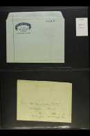 OFFICIAL AEROGRAMMES O.I.G.S. AIR LETTERS COLLECTION - Interesting Group, We See Two Used Examples - Note Blue... - Other & Unclassified