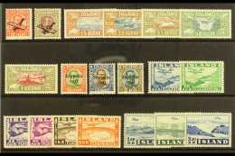 1928-52 MINT / NEVER HINGED MINT AIRMAILS -  Incl. 1928-9 Set, 1930 Parliament Millenary Set, 1931 Zeppelin Ovpts... - Andere & Zonder Classificatie