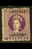 1881 ½d Dull Mauve, Variety "surcharge Double", SG 21b, Very Fine Mint, No Gum. RPS Cert. For More Images,... - Granada (...-1974)