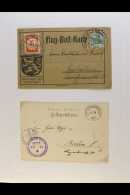 1890's-1940's COVERS & CARDS. An Interesting Collection On Pages, Inc 1899 Card From Egypt To New Zealand With... - Other & Unclassified
