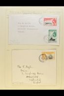 1937-63 COVERS COLLECTION Includes 1937 Coronation Set On FDC Tied By South Georgia Cds's, 1946 Victory, 1948 RSW,... - Islas Malvinas