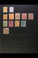 TELEGRAPH STAMPS 1881-1904 Mint And Used Collection. Virtually All Different (a Few Additional Shades), Very... - Kolumbien