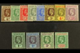 1912-20 KGV Definitive Set To 3s & 10s, SG 40/50 & 52b, Very Fine Mint (12 Stamps) For More Images, Please... - Cayman Islands