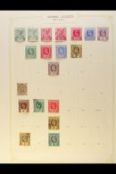 1900-1950 MINT & USED COLLECTION On Leaves, Inc (all Mint) 1900 ½d (x2) & 1d, 1905 1d &... - Kaaiman Eilanden