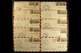 SPECIAL FLIGHTS COVERS 1933 All Different Collection Of Cacheted Covers, Inc Beauval-Green Lake, Ile A La... - Autres & Non Classés
