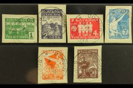 1935 Football Complete Set (Michel 274/79, SG 351/56), Superb Cds Used On Pieces, Very Fresh. (6 Stamps) For More... - Otros & Sin Clasificación