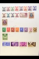 1944-61 FINE MINT & USED COLLECTION Begins With 1944 Muscat Overprints On India Set, Plus Same For Officials... - Bahreïn (...-1965)